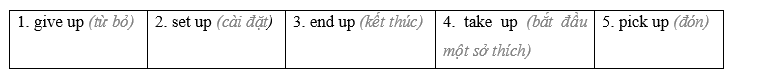 Tiếng Anh 8 Unit 6 Revision 1 2