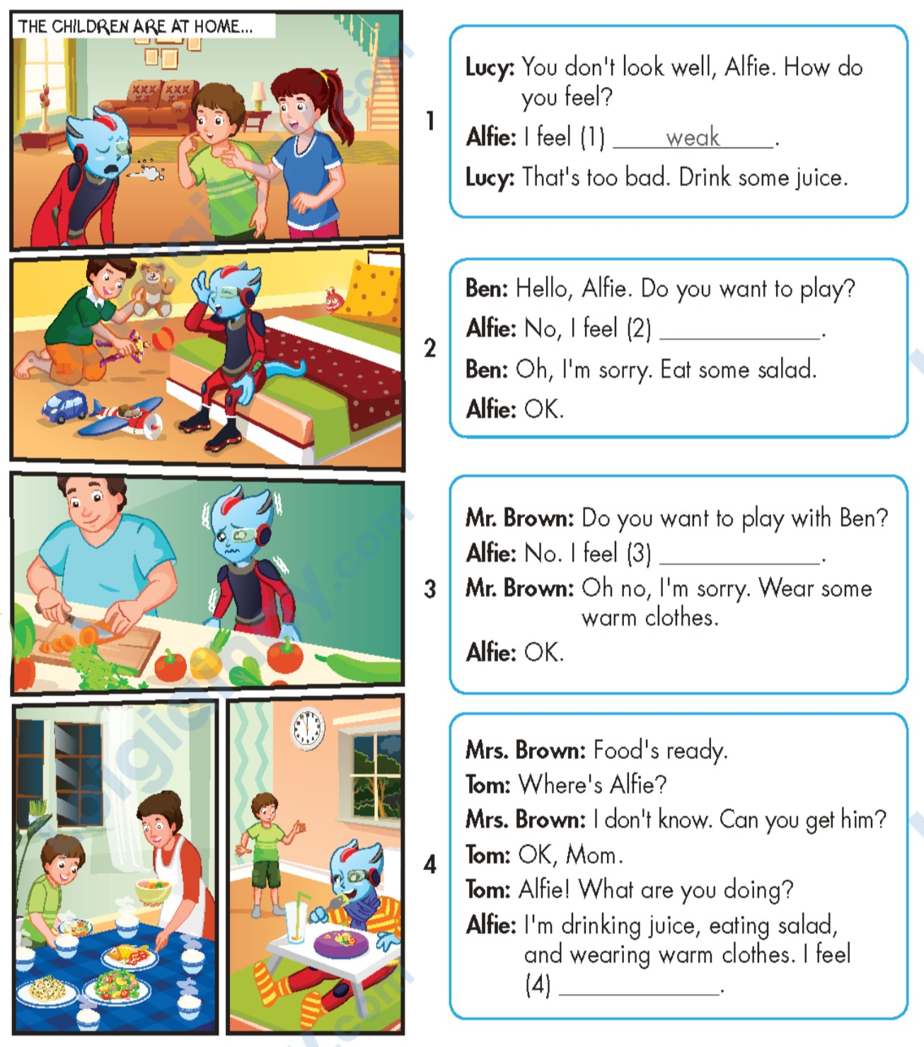 Tiếng anh lớp 5 Unit 5 lesson 2 trang 67 iLearn Smart Start 6 1