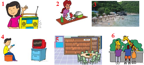 Tổng hợp bài tập Từ vựng - Ôn hè Tiếng Anh lớp 4 1 13