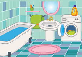 Trắc nghiệm Từ vựng Ngôi nhà Tiếng Anh 6 Right on! 0 26