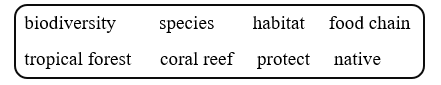 Vocabulary - Unit 10. The ecosystem - SBT Tiếng Anh 11 Global Success 2 1